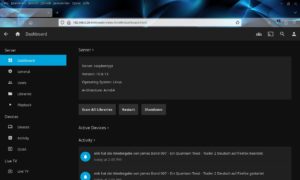 Abbildung 4: Das Dashboard gibt einen systemweiten Überblick und gestattet Modifikationen der Konfiguration.