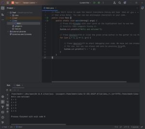 Abbildung 4: Die professionelle Java-IDE IntelliJ IDEA verrichtet auf dem RasPi 5 zwar seinen Dienst, benötigt aber bereits beim Start 1,5 GByte Hauptspeicher.