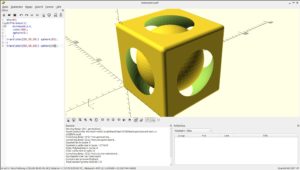 Abbildung 5: OpenSCAD stellt für das Entwickeln kleiner Modelle eine gute Alternative dar.