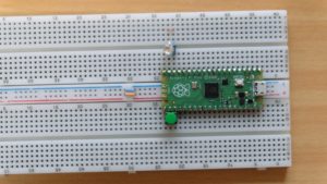Abbildung 4: Für den Raspberry Pi Pico müssen Sie die Breadboards etwas anders verbinden.