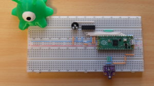 Abbildung 1: Im Testaufbau kommen zwei Breadboards zum Einsatz.