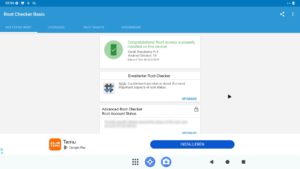 Abbildung 4: Die App Root Checker bestätigt, dass der Root-Zugang erfolgreich eingerichtet wurde.