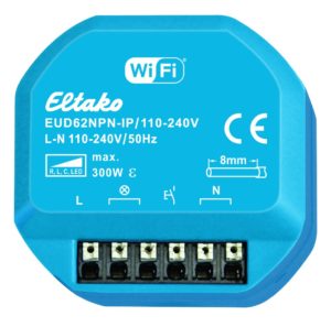 Abbildung 2: Der Eltako-Dimmer kommt im Versuchsaufbau als Matter-Gerät zum Einsatz.