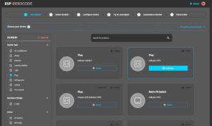 Abbildung 4: Im Zerocode-Frontend wählen Sie eine Steckdose aus.