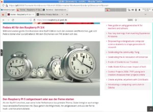 Abbildung 6: Der Browser der virtuellen Maschine l&auml;uft im Webbrowser des Wirtssystems.
